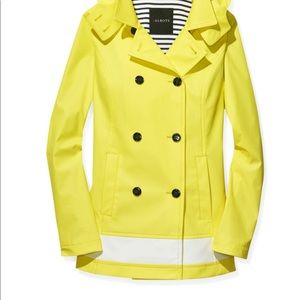 Talbots Yellow Rain Coat